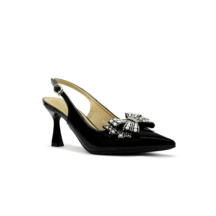 Mario D' boro Women's Evening Sandals LY 29666 Black / Maroon C89