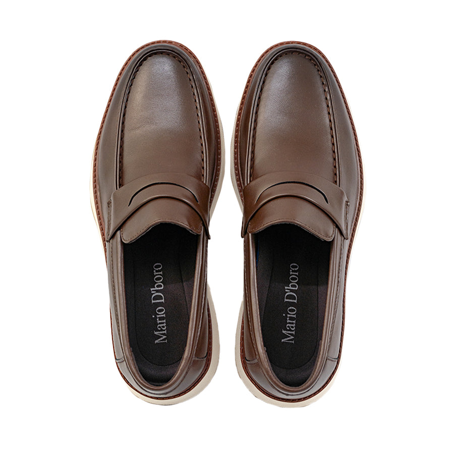 Mario D' boro Men's Casual Loafers MY 26154 - VDark Brown C88