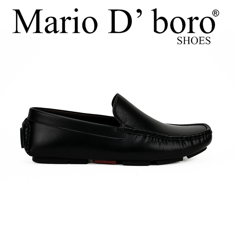 Mario D' Boro Men's Casual Shoes MV 039 Black/Navy Blue