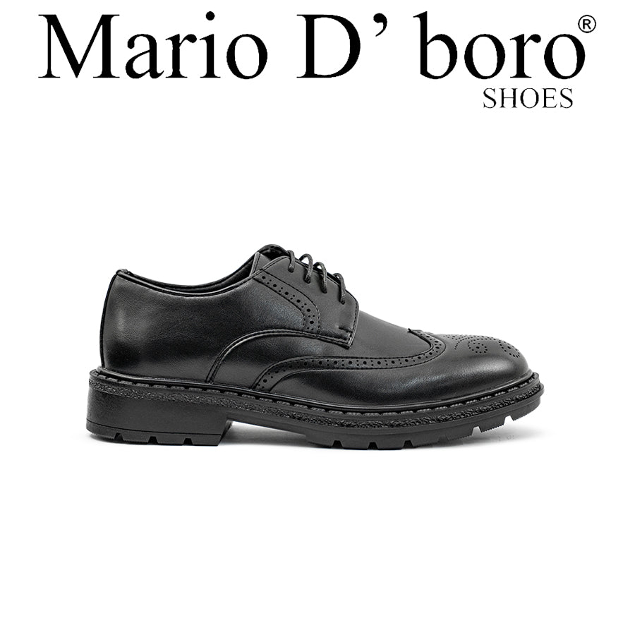 Mario D' boro Men's Formal with Lace MY 26347 Black / Dark Brown C77