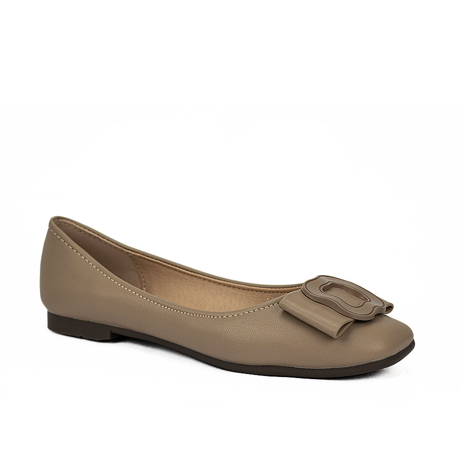 Mario D' Boro Women's Flat Shoes Lw 22693 Black/Taupe