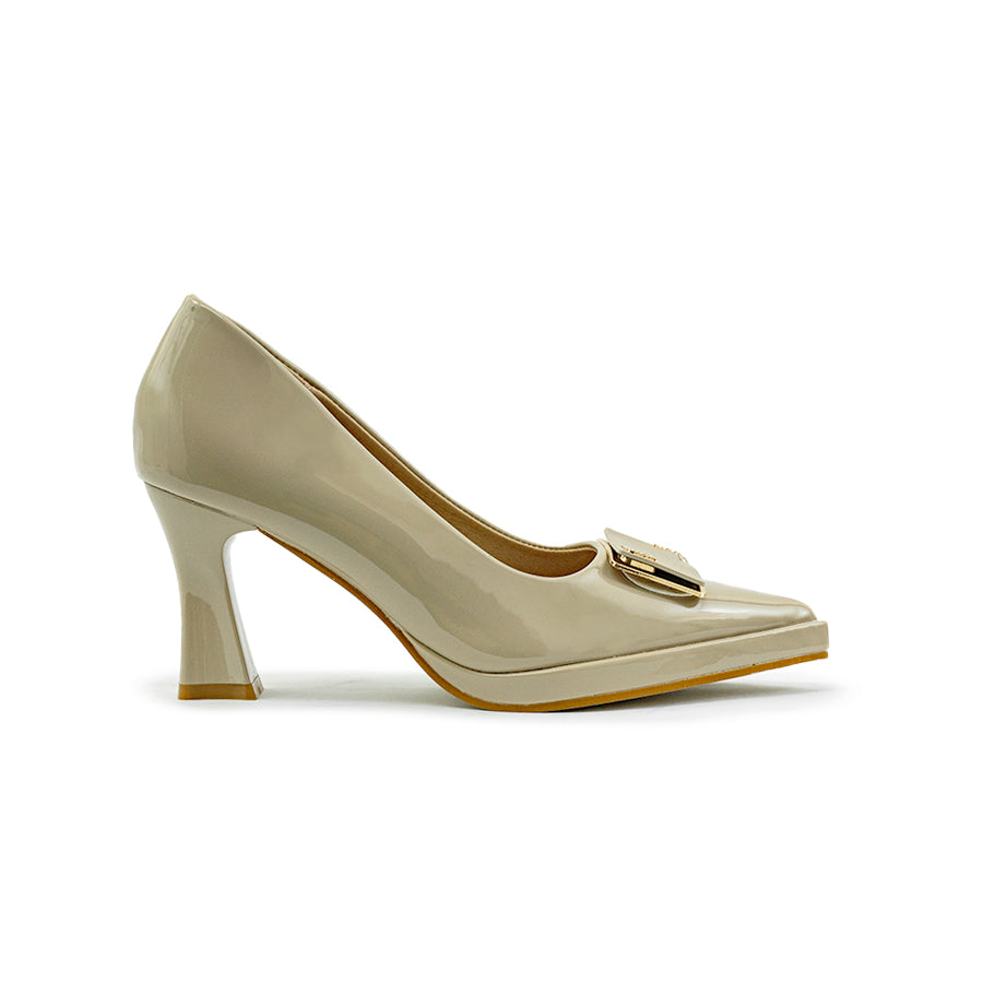 Mario D' boro Women's Office Pumps LY 29349 - Black / Taupe C83