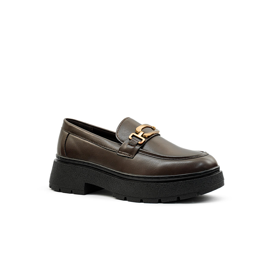 Mario D' Boro Men's Formal Slip On MY 24841 - Black /V.Dark Brown  C81