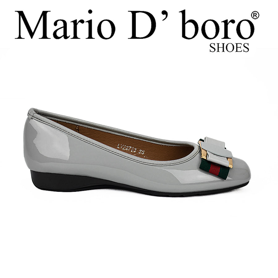 Mario D' Boro Women's Flat Shoes Lw 22783 Black/Light Gray