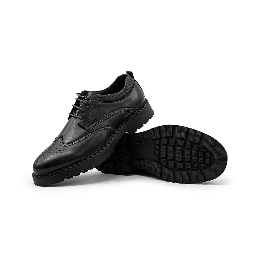 Mario D' boro Men's Formal with Lace MY 26536 - Black / Dark Brown C85