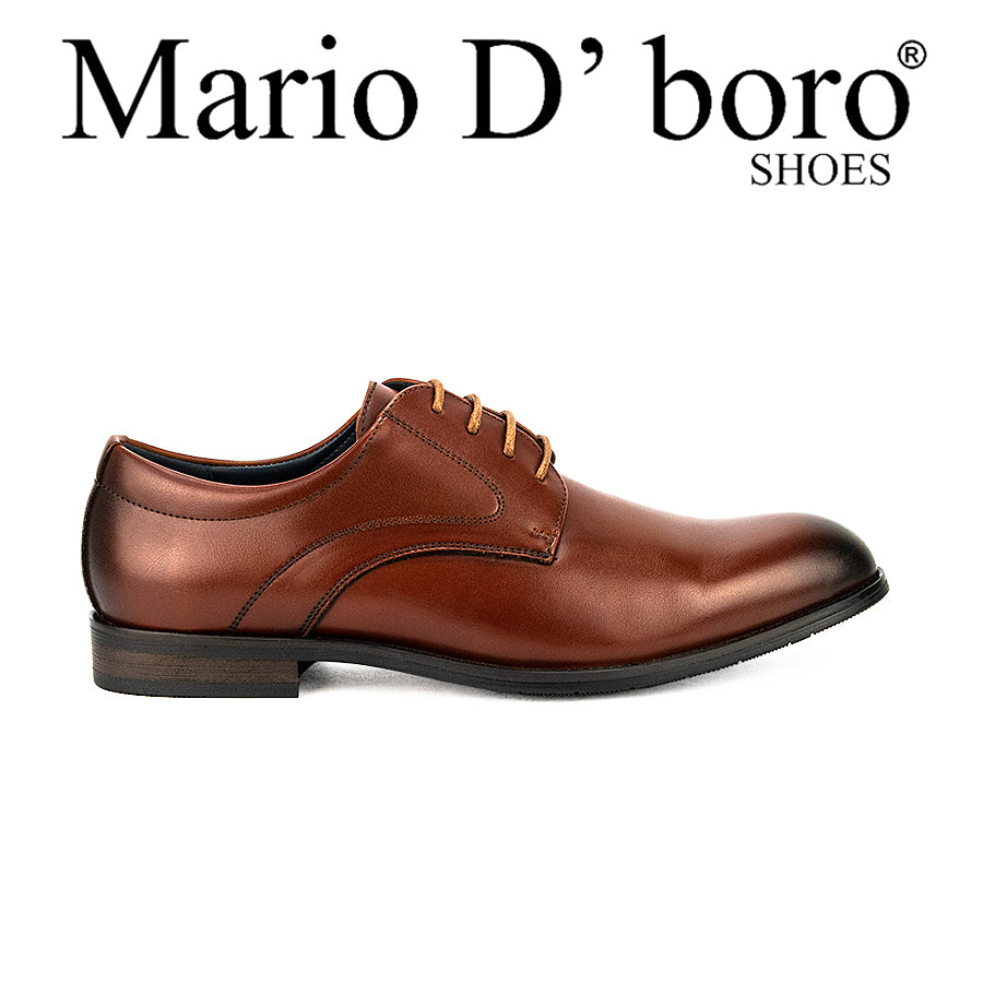 Mario D' Boro Men's Formal Shoes With Lace Mw 24042 Black/Tan C32