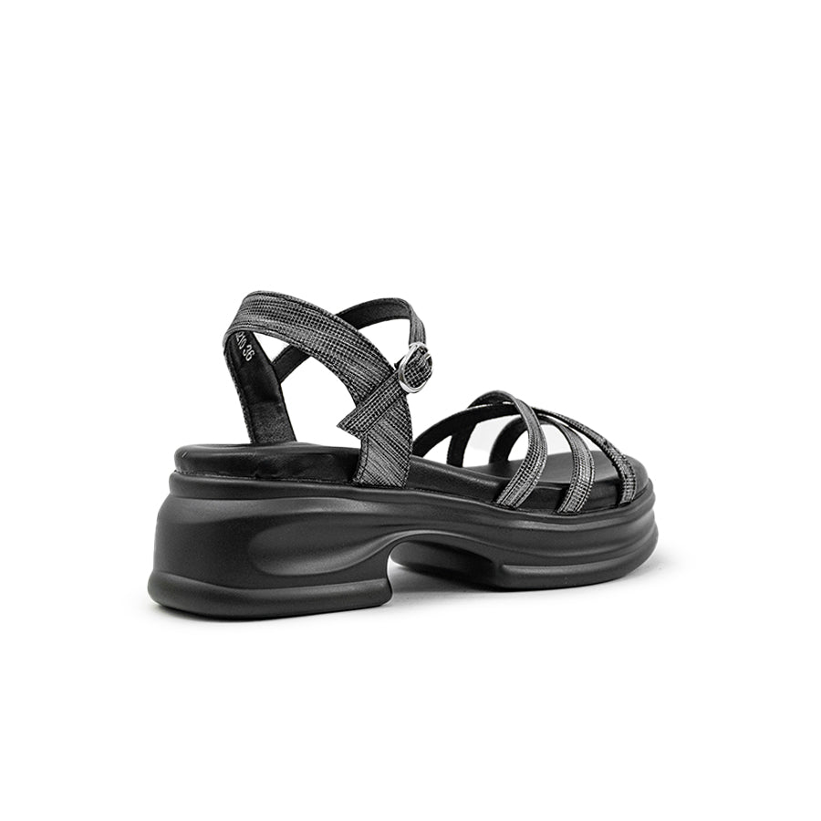 Mario D' boro Women's Heeled Sandals LY 28210 - White / Black C89