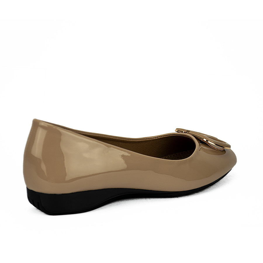 Mario D' Boro Women's Flat Shoes Lw 23466 Black/Taupe