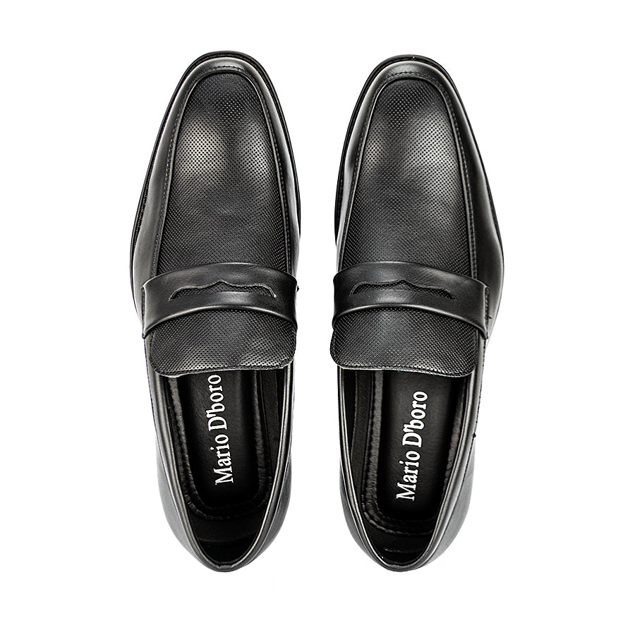 Mario D' Boro Men's Formal Shoes Slip On Mw 22954 Black C30