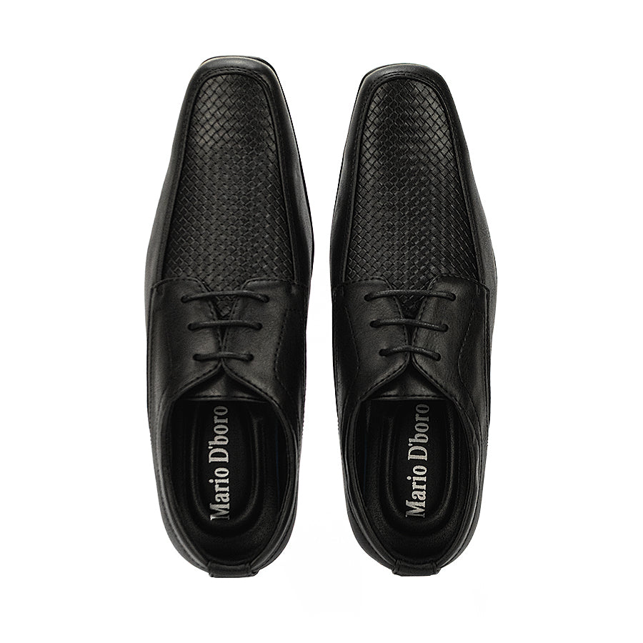 Mario D' Boro Men's Formal Shoes with Lace MW 24129 Black C35