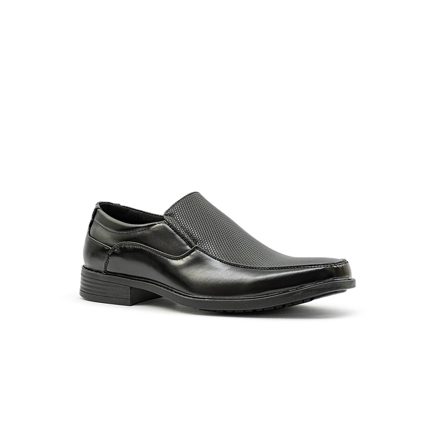 Mario D' boro Men's Formal Slip On MY 25612 - Black C81 Sleek Formal Shoe for All Seasons Easy Wear