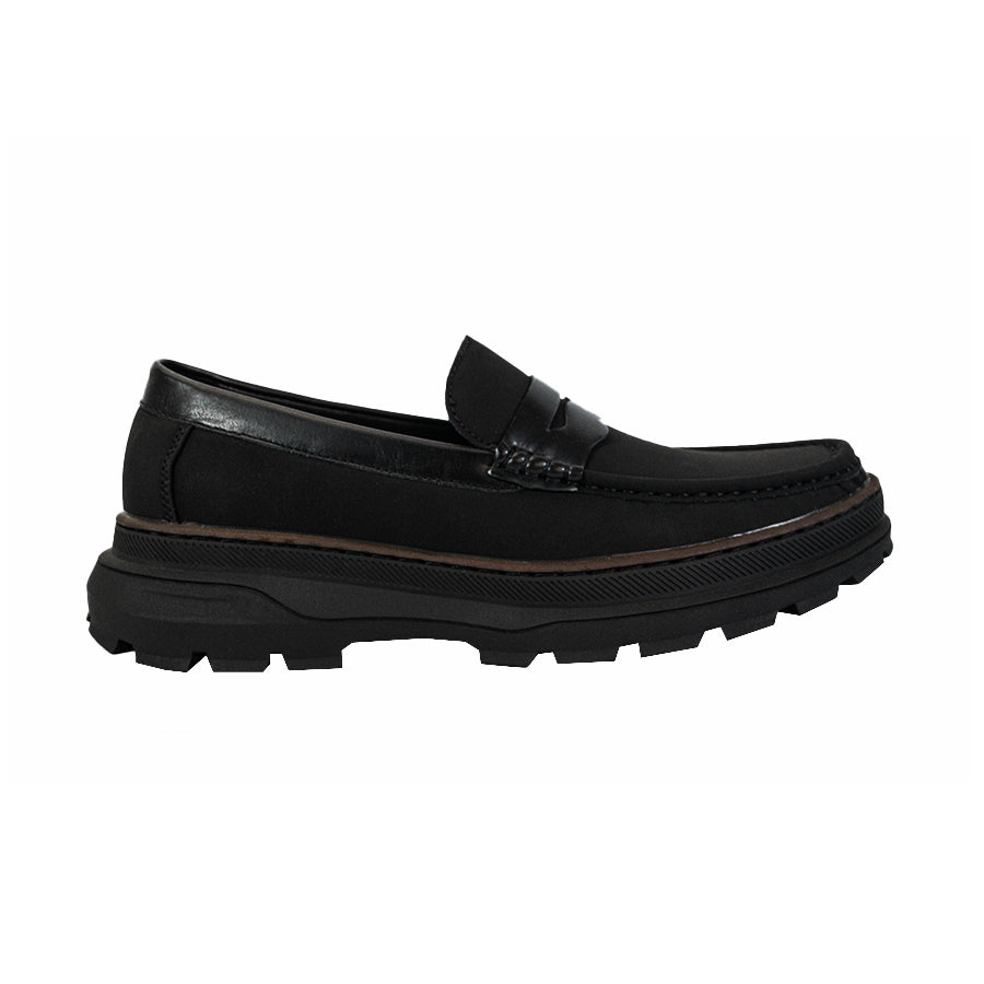 Mario D' Boro Men's Casual Loafers MX 25755 Black C62