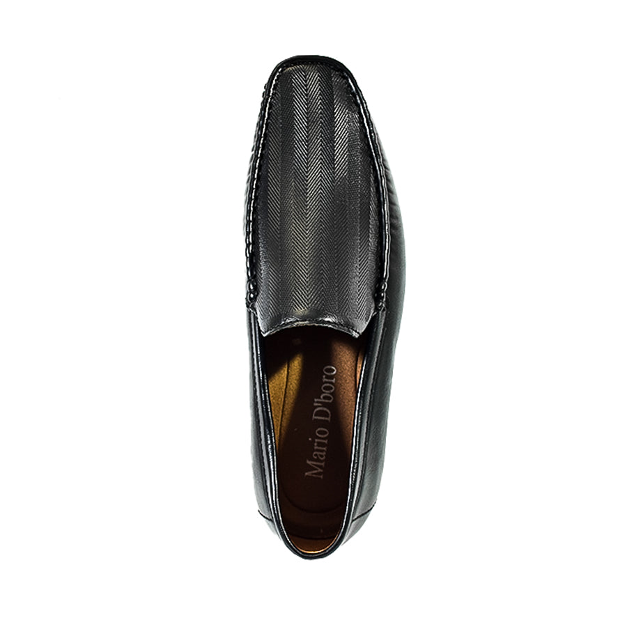 Mario D' Boro Men's Casual Loafers MX 25388 Black C57