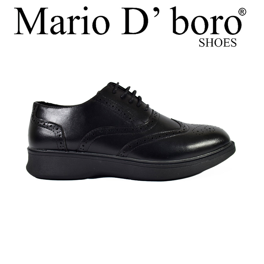 Mario D' Boro Men's Formal with Lace MX 25420 Black/Brown C57