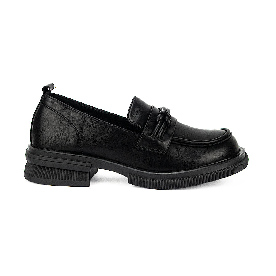 Mario D' Boro Women's Korean Flats LW 25285 Black C36