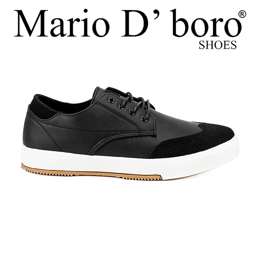 Mario D' Boro Men's Sneakers Shoes Mw 22436 Black/Brown