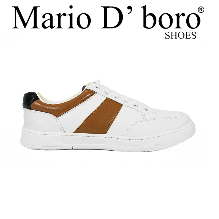 Mario D' Boro Men's Casual Sneakers MX 25404 White C59