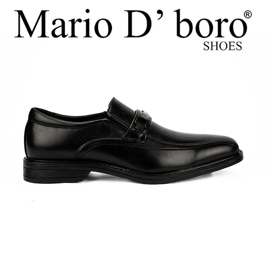 Mario D' Boro Men's Formal Shoes Slip On Mw 23042 Black C27