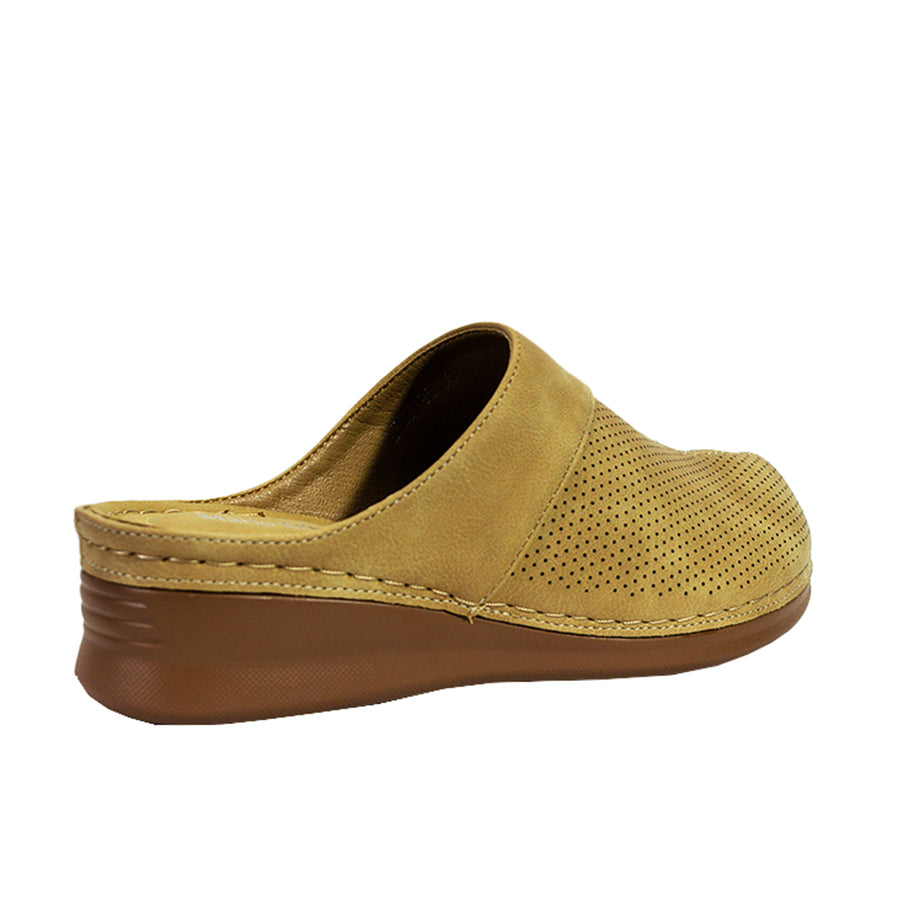 Mario D' Boro Women's Mules LX 27195 Beige/Black C58