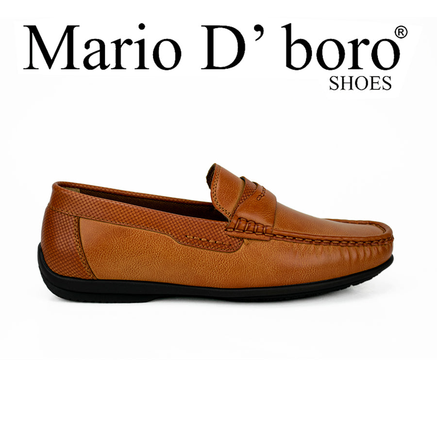 Mario D' Boro Men's Casual Shoes Mv 22201 Black/Tan