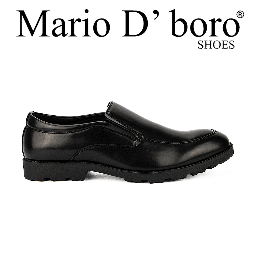 Mario D' Boro Men's Formal Slip On Mw 24080 Black C32