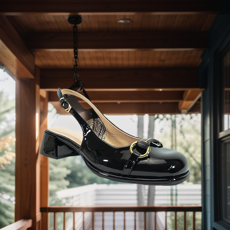 Mario D' Boro Women's Heeled Sandals LX 26848 Black/Taupe C54