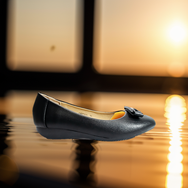 Mario D' Boro Women's SSHS Flats LX 27320 Black C54