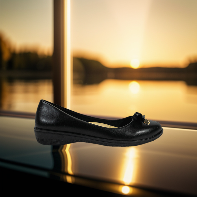 Mario D' Boro Women's SSHS Flats LX 26717 Black C54