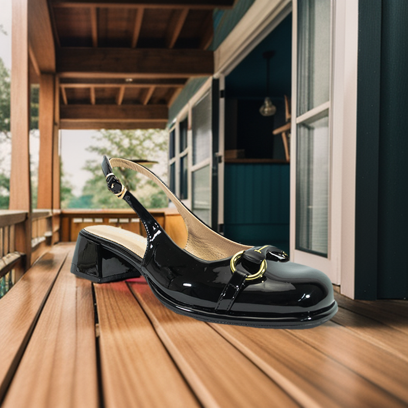 Mario D' Boro Women's Heeled Sandals LX 26848 Black/Taupe C54