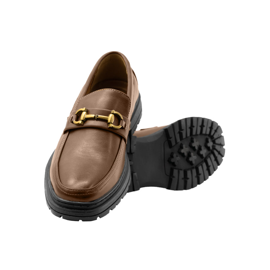 Mario D' Boro Men's Formal Slip On MY 26042 Black/Dark Brown C69