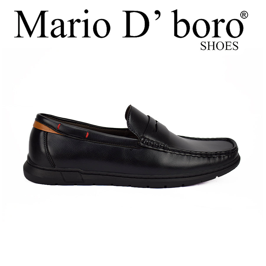 Mario D' Boro Men's Casual Shoes Mw 22382 Black
