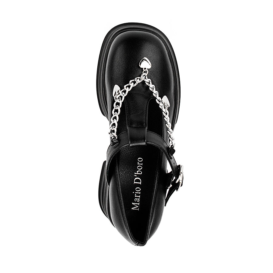 Mario D' Boro Women's Korean Flat LW 25930 Black C44