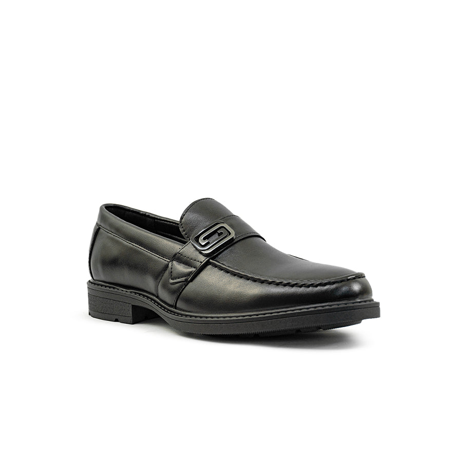 Mario D'boro Men's Formal Slip On MY 26474 - Black / VDark Brown C87