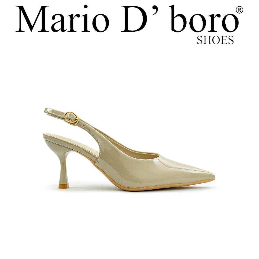 Mario D' boro Women's Heeled Sandals LY 27416 - Black / Light Gray / Taupe C80