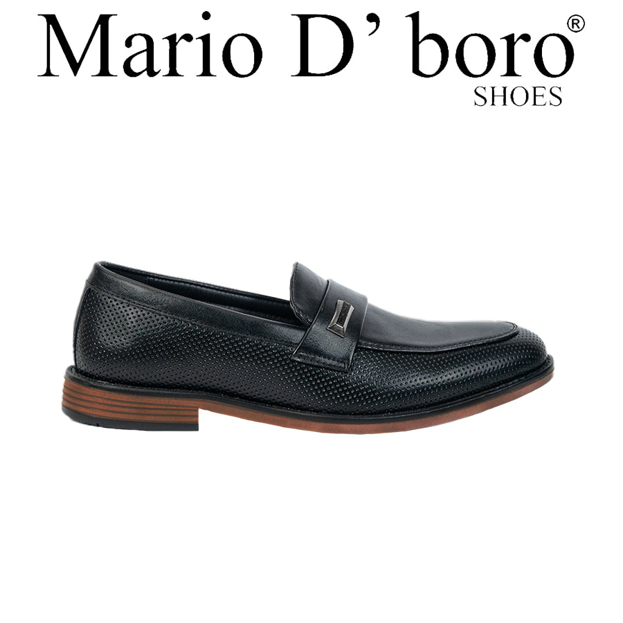 Mario D' Boro Men's Formal Slip On MY 25779 Black C66