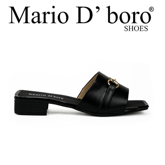 Mario D' Boro Women's Sandals Lv 22806 Black/Maroon