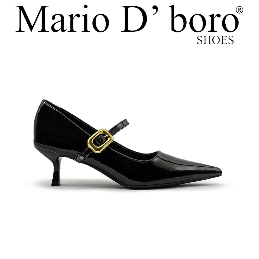 Mario D' Boro Women's Office Pumps LY 29306 - Black & Taupe C83