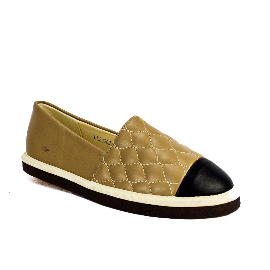 Mario D' Boro Women's Ballet Flats LX 26202 Beige/Bone and Tan C49