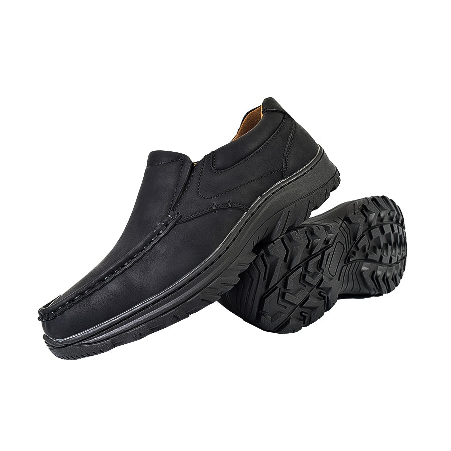 Mario D' Boro Men's Formal Slip On MX 25395 Black/Dark Brown C57