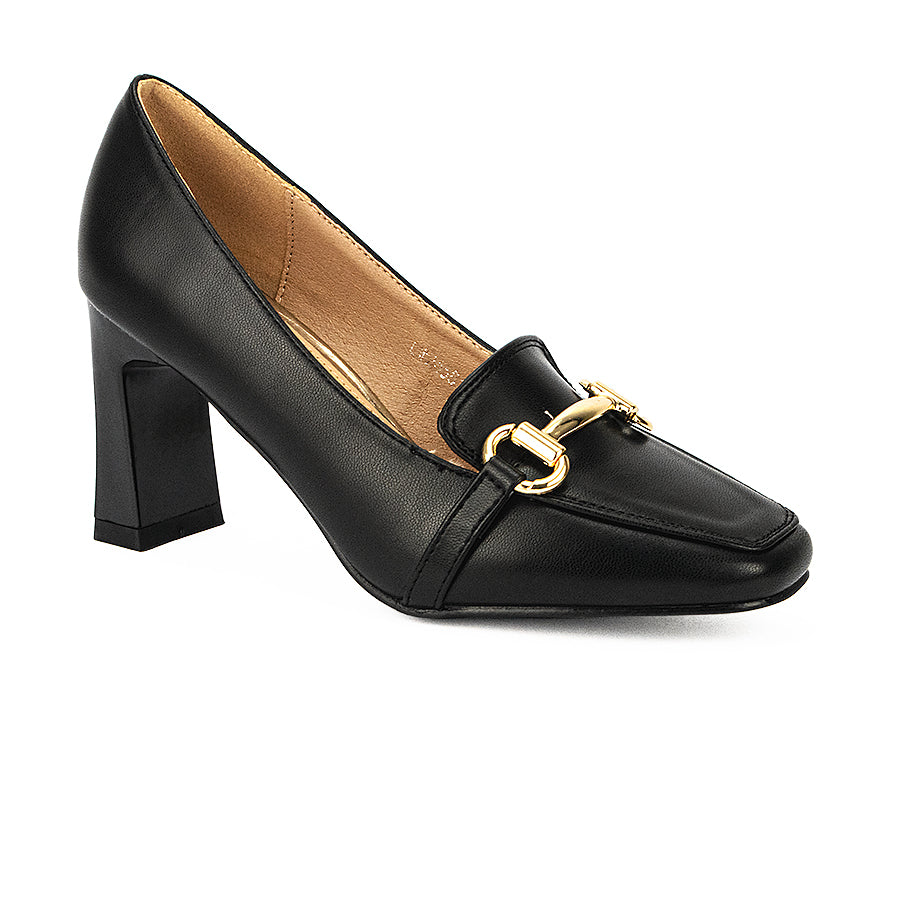 Mario D' Boro Women's Pumps Shoes Lw 24551 Black/Taupe C34