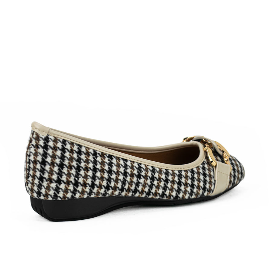 Mario D' Boro Women's Flat Shoes Lv 22786 Beige/Brown