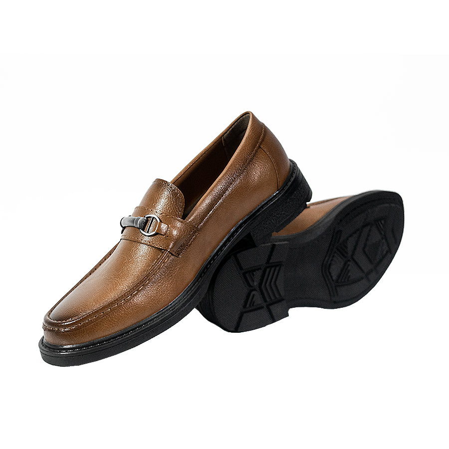 Mario D' Boro Men's Formal Slip On MY 25711 Black/Tan C64