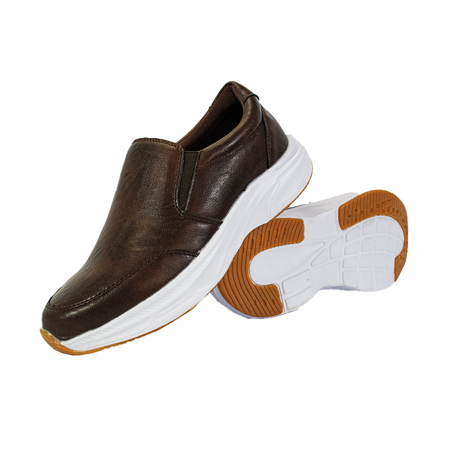 Mario D' Boro Men's Casual Loafers MX 25757 Black/Dark Brown C62