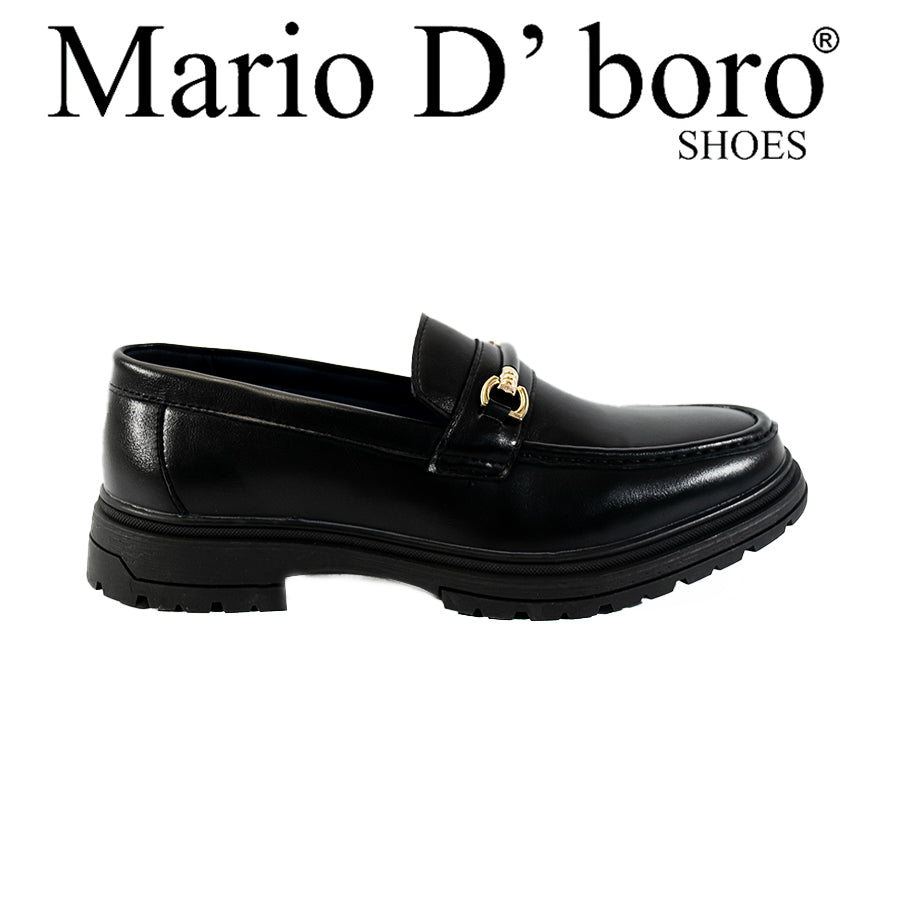 Mario D' Boro Men's Formal Slip On MX 24838 Black C53 C60