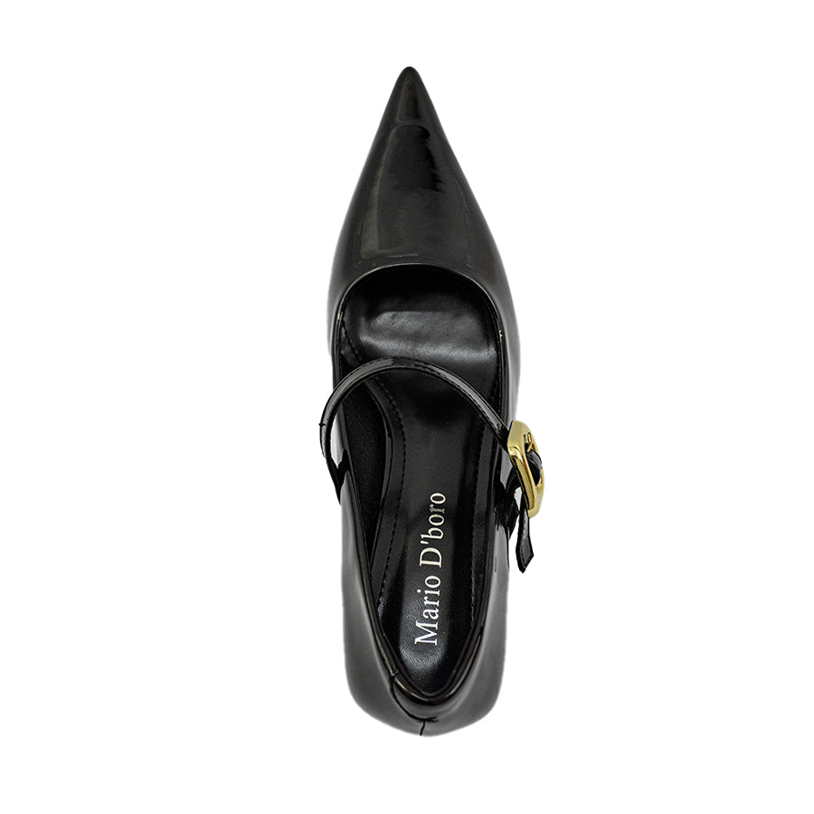 Mario D' Boro Women's Office Pumps LY 29306 - Black & Taupe C83