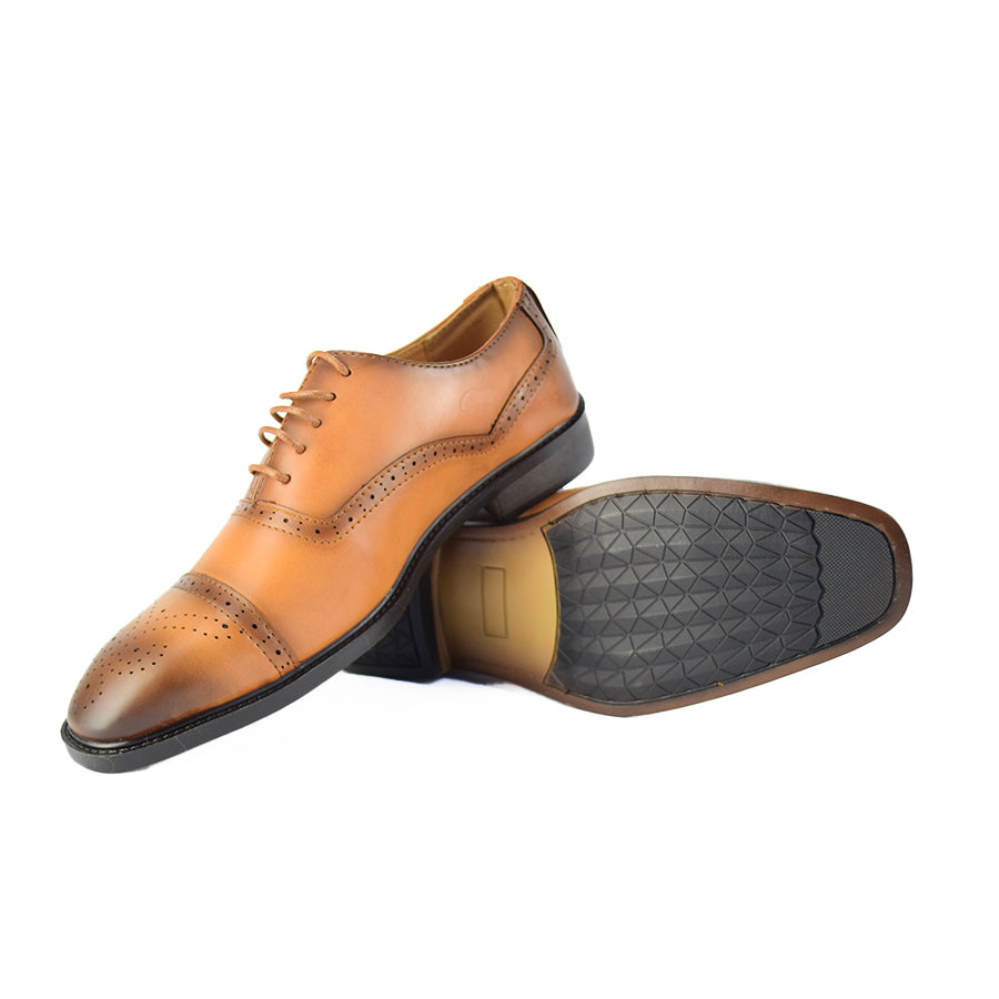 Mario D' Boro Men's Formal with Lace MX 24707 Black/Tan C50