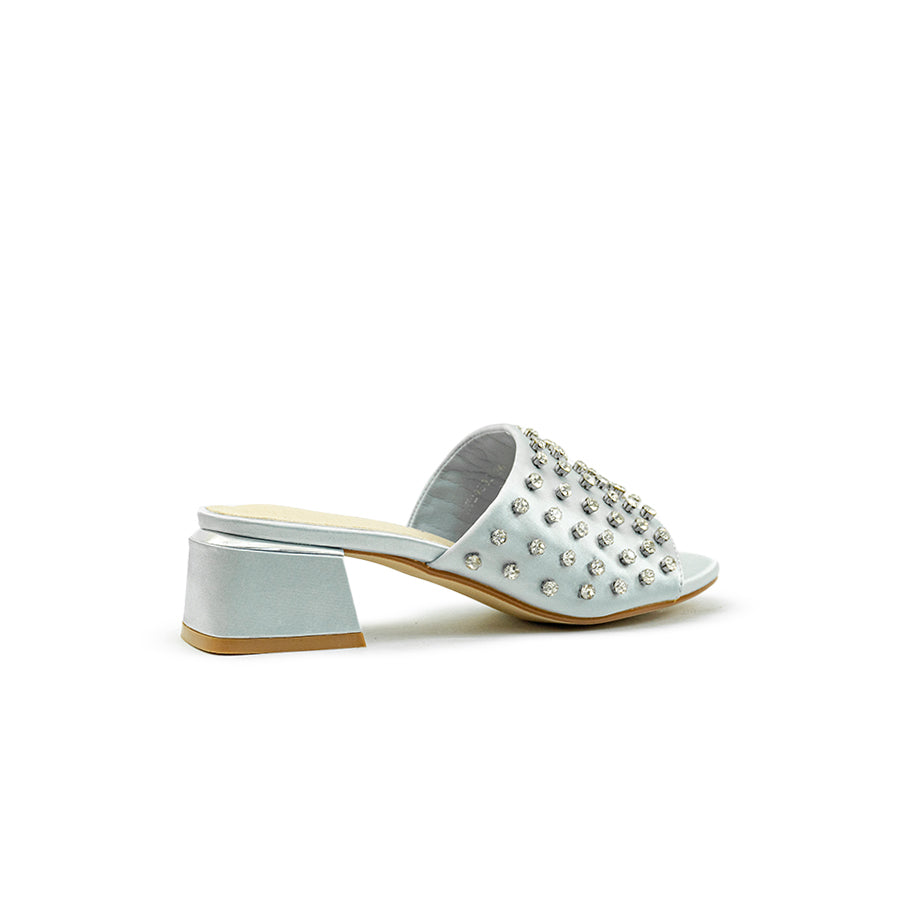 Mario D' boro Women's Heeled Sandals LY 29502 - Soft Gold / Soft Silver C89