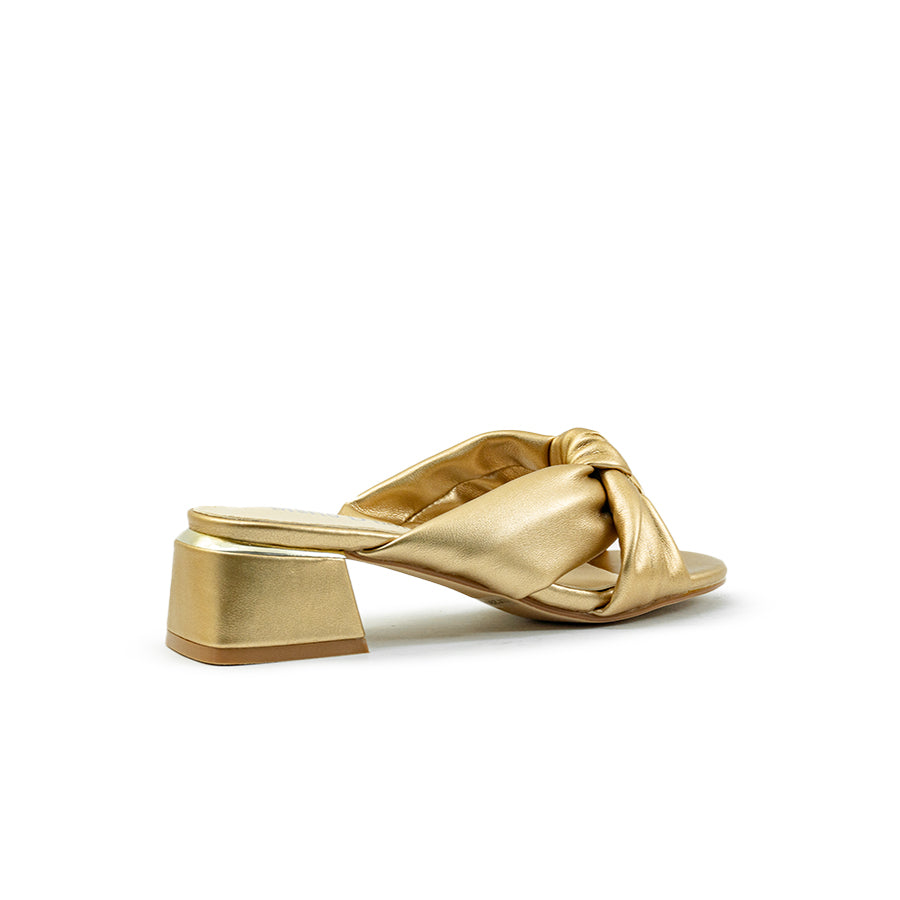 Mario D' boro Women's Heeled Sandals LY 29501 - Beige / Soft Gold C89