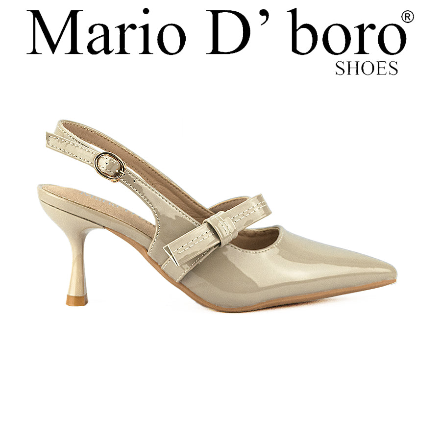 Mario D' Boro Women Heeled Sandals Lw 26052 Black/Taupe C46