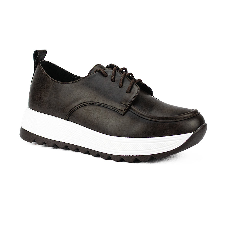Mario D' Boro Women Oxford Lw 26021 Dark Brown/Tan C46